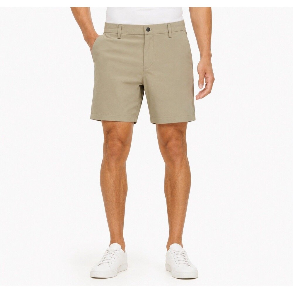 Lululemon Commission Classic-Fit Short 3.75" VersaTwill Khaki Chino Beige  Sz 31